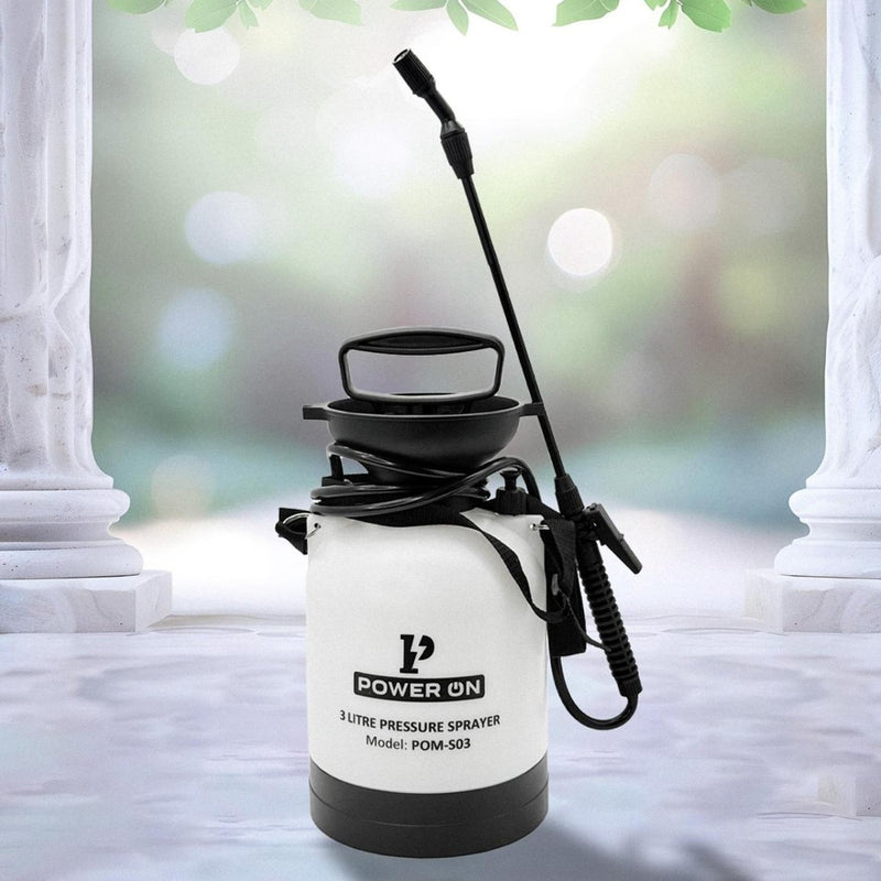 3 Litre Pressure Sprayer – Durable Plastic Garden Sprayer - Greensouq -