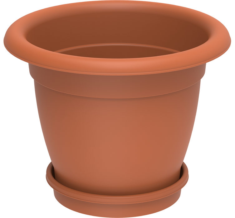 Cosmoplast Round Planter 20" W/Tray
