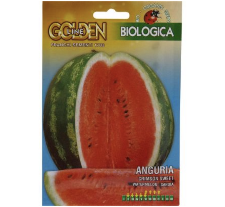 Watermelon "Anguria Crimson Sweet" Organic Seeds by Franchi Green Souq