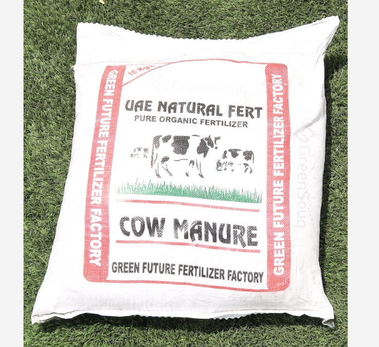 Cow Manure "Organic" 100% Natural Fertilizer 10,16 & 25Kg سماد البقر