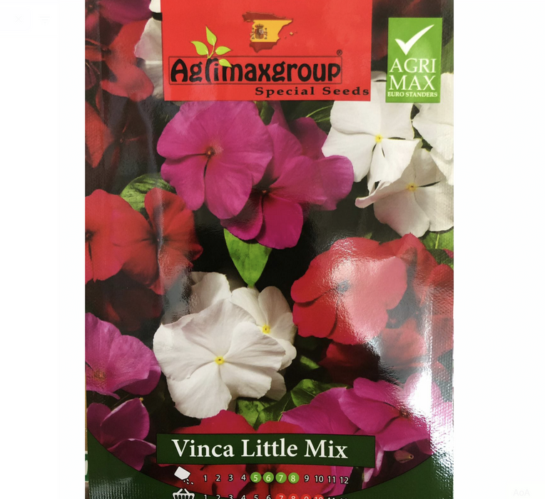 Vinca Little Mix Flower Seeds by Agrimax Spain
