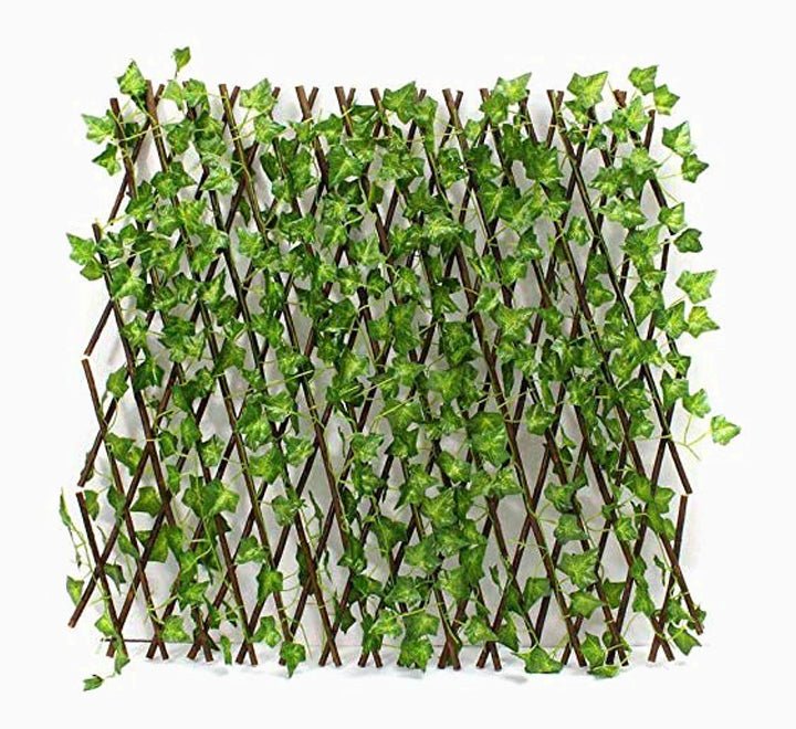 Artificial Bamboo Garden Fence "Cover with artificial leaves" 1.0x2.0m - Greensouq -