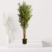 Artificial Olive Tree – 1.8 Meter Height | Natural Wood Trunk - Greensouq -