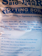 Bio tech potting soil with Micro Nutrients 50Ltrs - Greensouq -