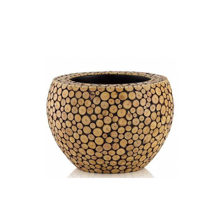 Bowl Wood Ring Pot