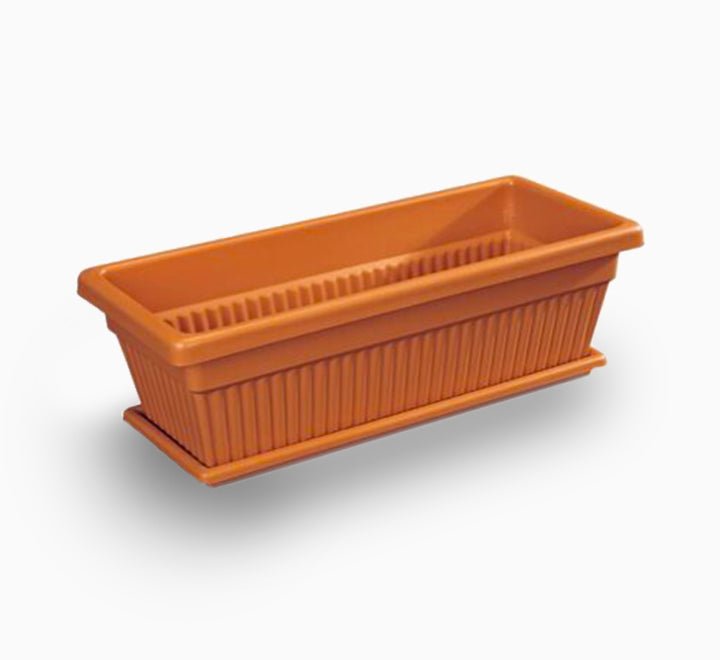 Cosmoplast Rectangle Planter Ter 30 Inch - Greensouq -