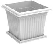 Cosmoplast Square Planter With - Tray - Greensouq -