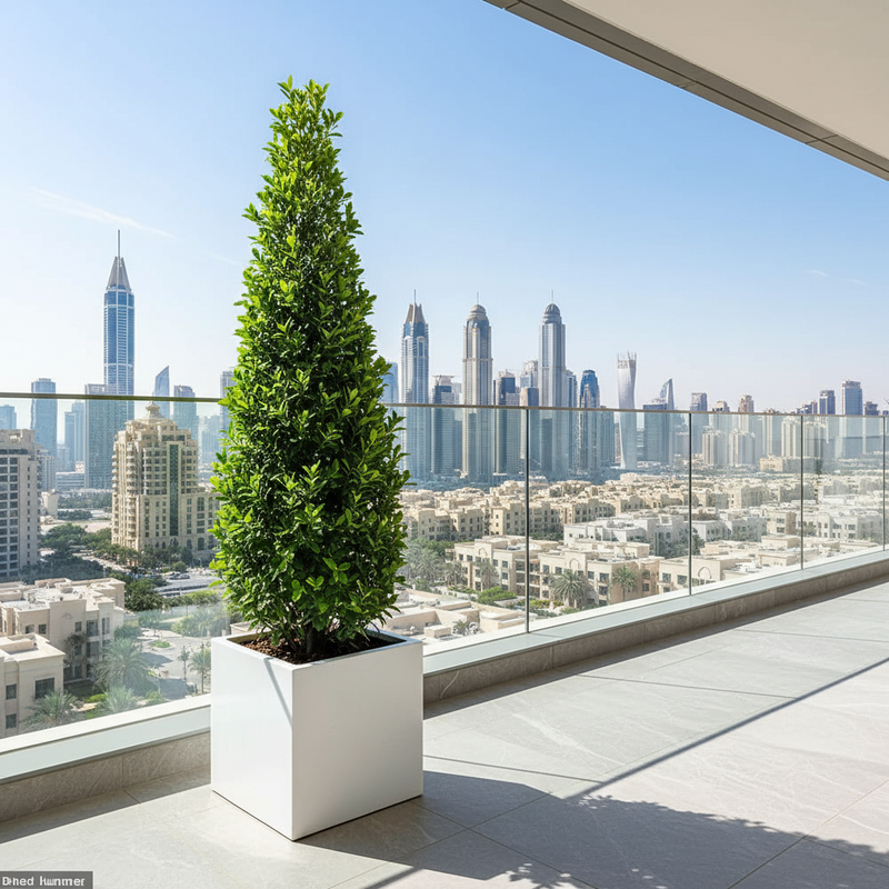Ficus diversifolia “Cone Shape” 2.0-2.5m in Grp Square Pot 50x50