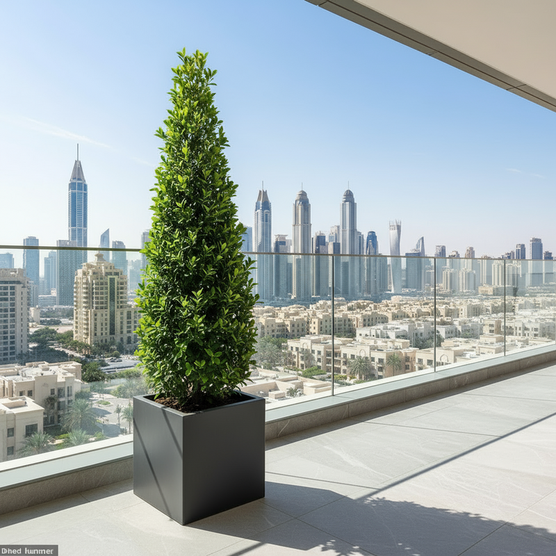 Ficus diversifolia “Cone Shape” 2.0-2.5m in Grp Square Pot 50x50