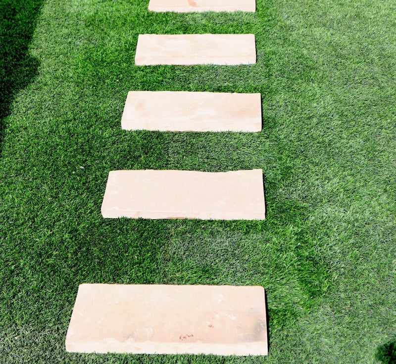 Garden stepping stones Anti - slip "Rectangular" 20x40cm - Greensouq -