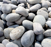 Gray River Pebbles "Natural Garden Material" - Greensouq -