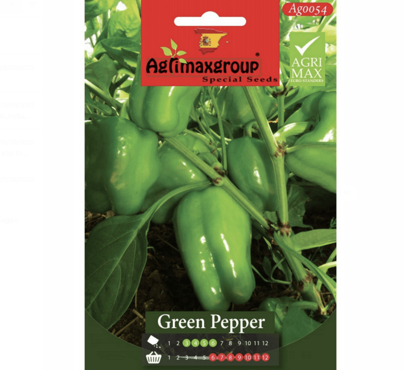 Green Pepper Agrimax seeds - Greensouq -