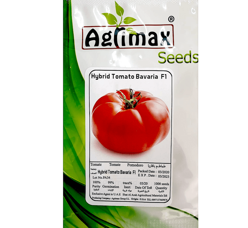 Hybrid Tomato Vegetable Seeds "Bavaria F1 Hybrid" 1000 Seeds - Greensouq -