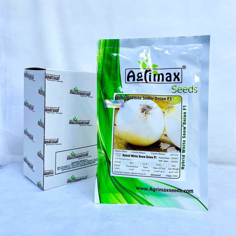 Hybrid White Snow Onion F1 seeds - Greensouq -