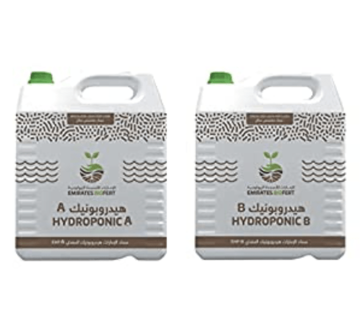 Hydroponics Nutrient Solutions "A and B" 10L - Greensouq -