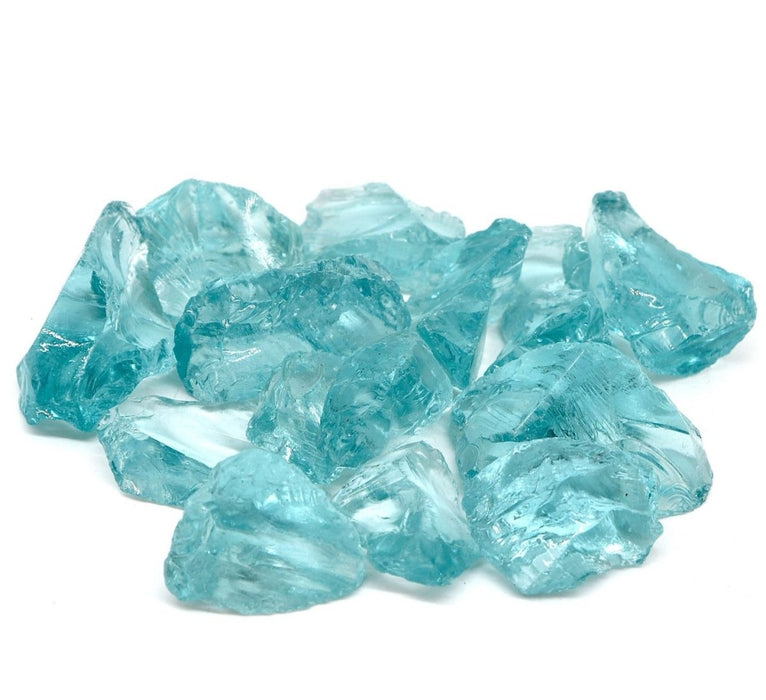 Landscape Mulch Light Blue | Glass Mulch | Light Blue - Greensouq -