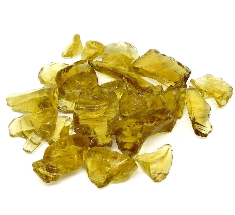 Yellow Glass Mulch for Landscaping - 100% Recycled, eco-friendly, landscaping material - Greensouq -