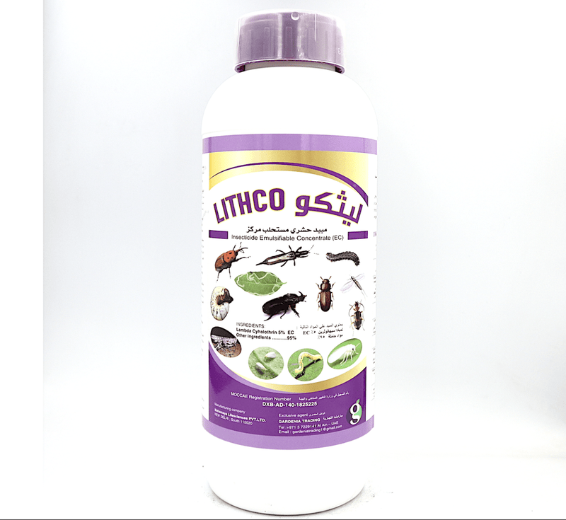 LITHCO® Agricultural Insecticide EC | Chewing & Sucking insect pests 250ml & 1Ltr - Greensouq -
