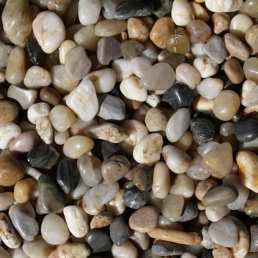 Mixed Pebbles 1 - 2cm 20KG Natural River Pebbles - Greensouq -