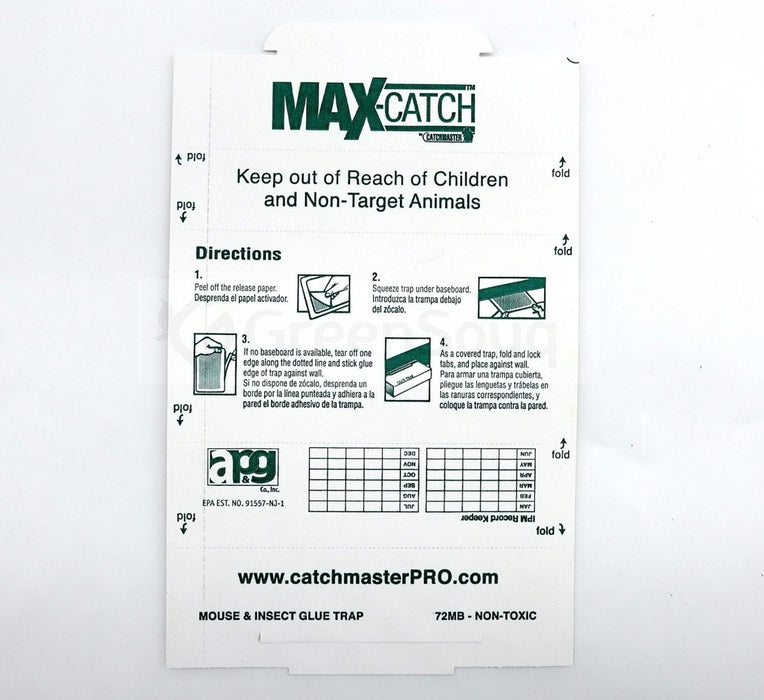 Mouse and Insect Trap "Max - Catch" by CatchMaster - Greensouq -