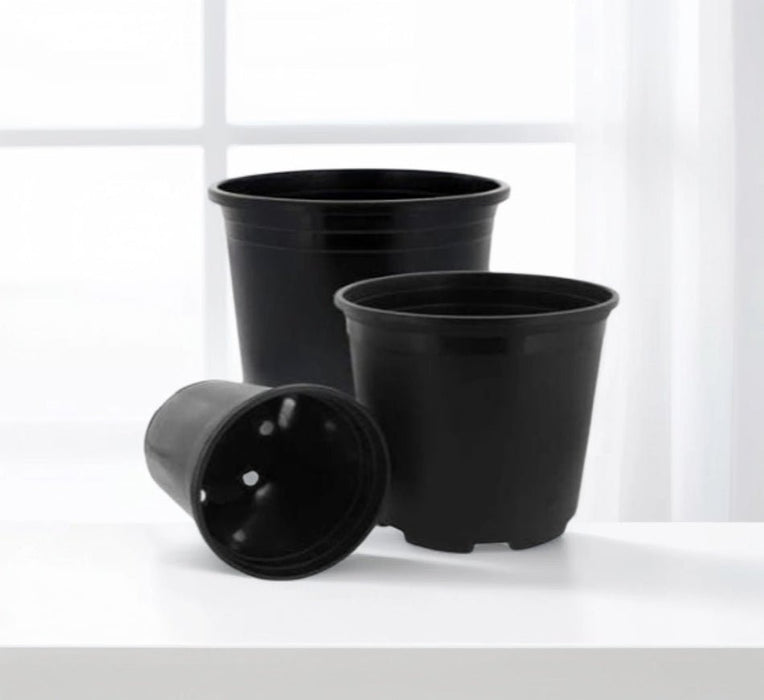 Nursery Plastic Pots "Black Plastic Pot" - Greensouq -