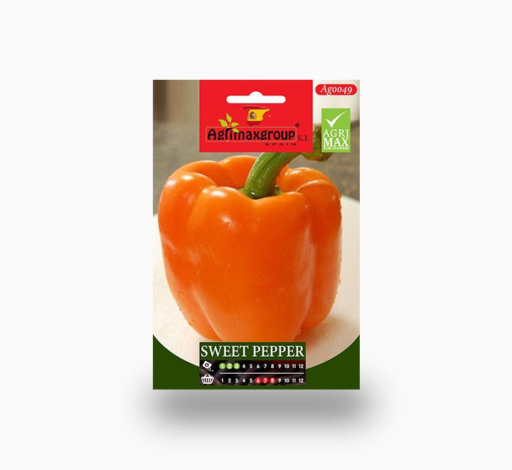 Orange Sweet Pepper Agrimax seeds - Greensouq -