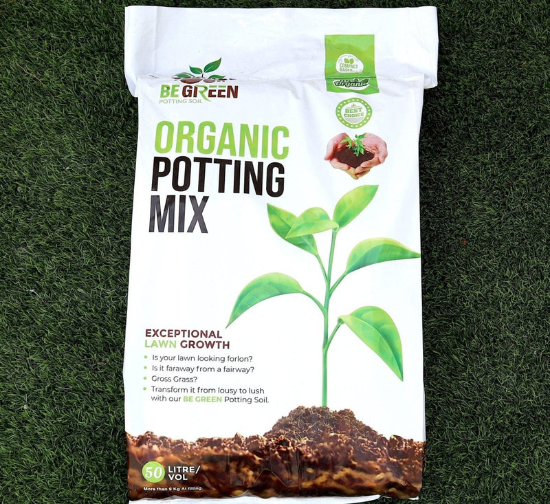 Potting Soil BE Green | 100% Organic Potting Mix 50L - Greensouq -
