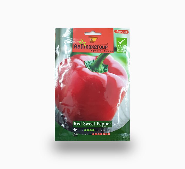 Red Sweet Pepper Agrimax seeds - Greensouq -