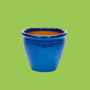 Rolled Rim Pot Outdoor Ceramic Pot, Trendy Outdoor Pot (Multi - colour) - Greensouq -