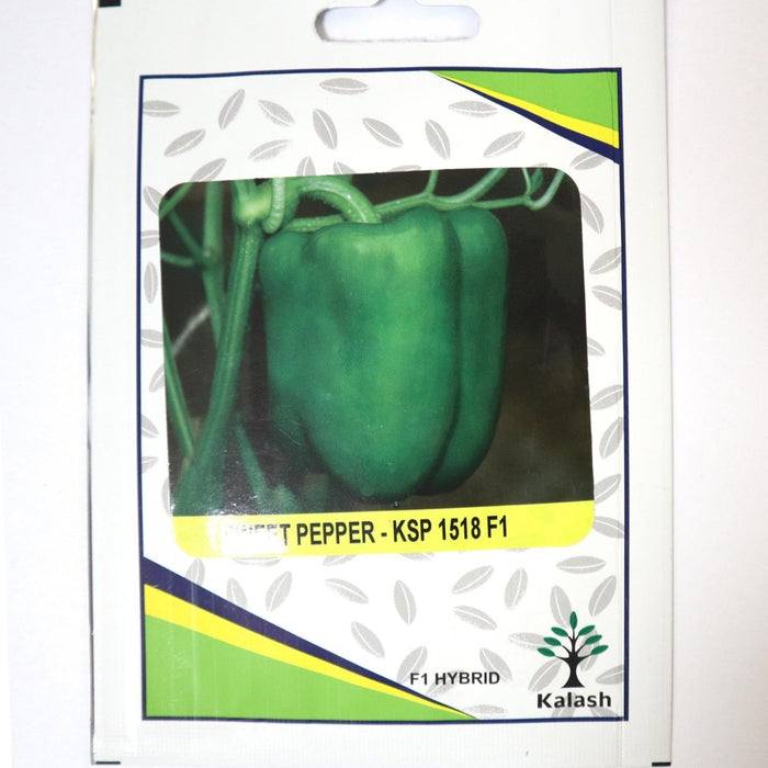 Sweet Pepper KSP 1518 F1 Hybrid Premium Quality Seeds - Greensouq -