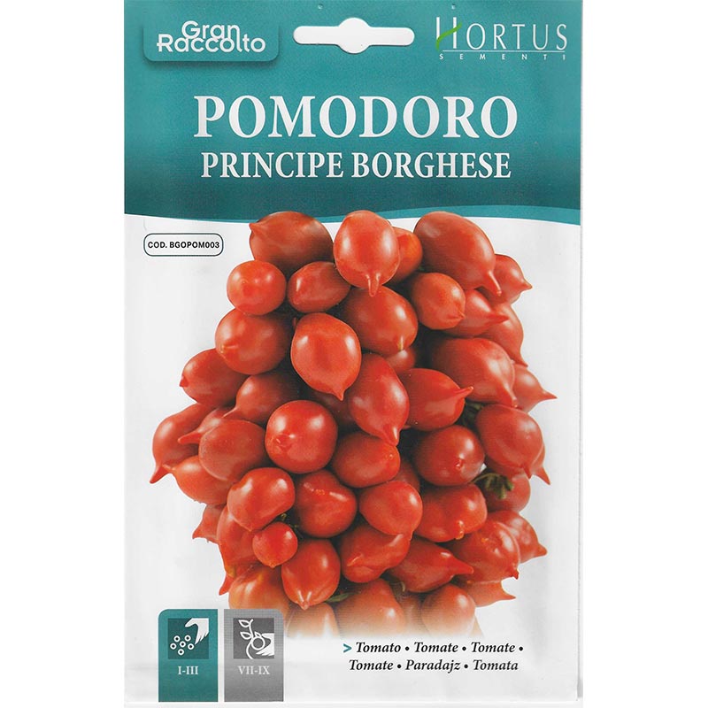 Tomato "Pomodoro Principe Borghese" Seeds by Hortus - Greensouq -