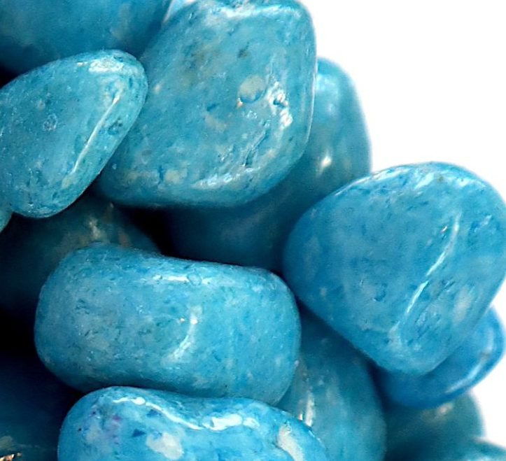 Turquoise - Ferozi Decorative Painted Pebbles "Aquarium" 10 - 15mm - Greensouq -