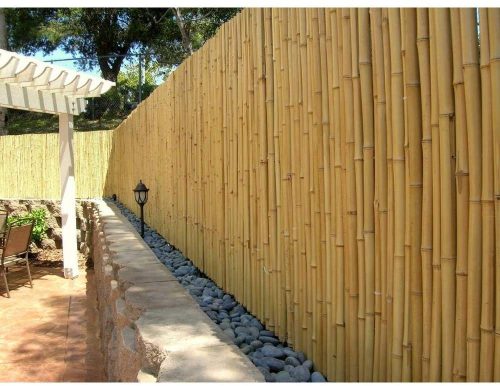 Bamboo Privacy Fence Durable Outdoor Privacy Balcony Privacy Fence