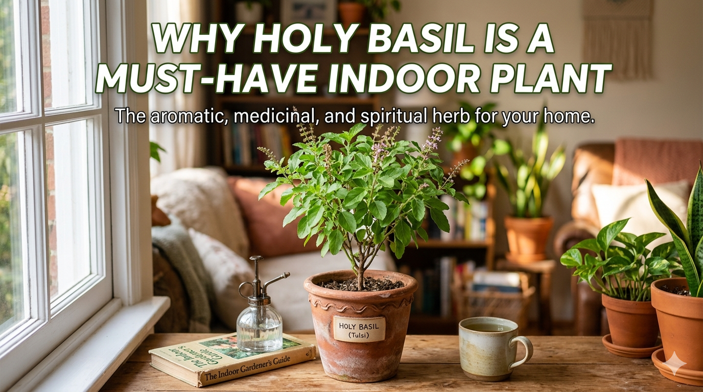 Why Holy Basil Is a Must-Have Indoor Plant - Greensouq