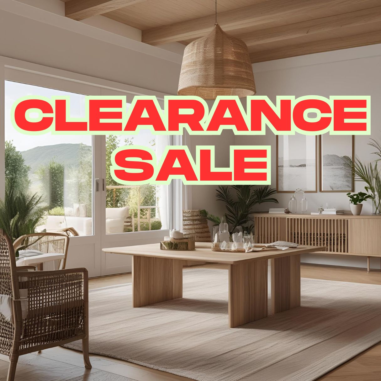clearance sale