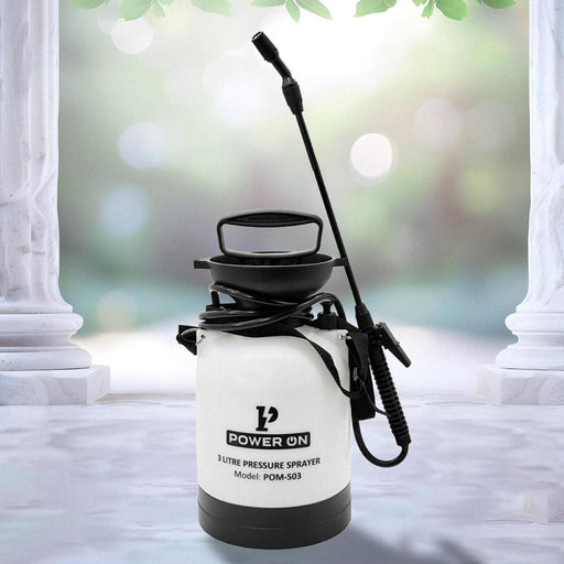 3 Litre Pressure Sprayer – Durable Plastic Garden Sprayer - Greensouq - 