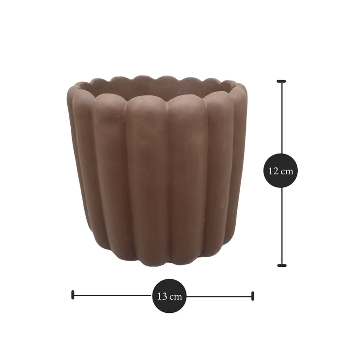 Babu Ribbed Small Pot