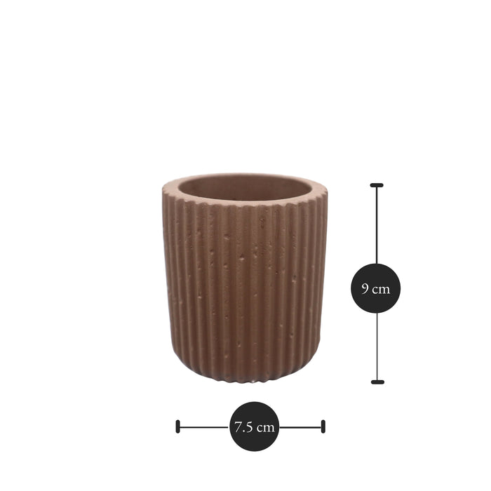 Sharon Ribbed Flower Pot