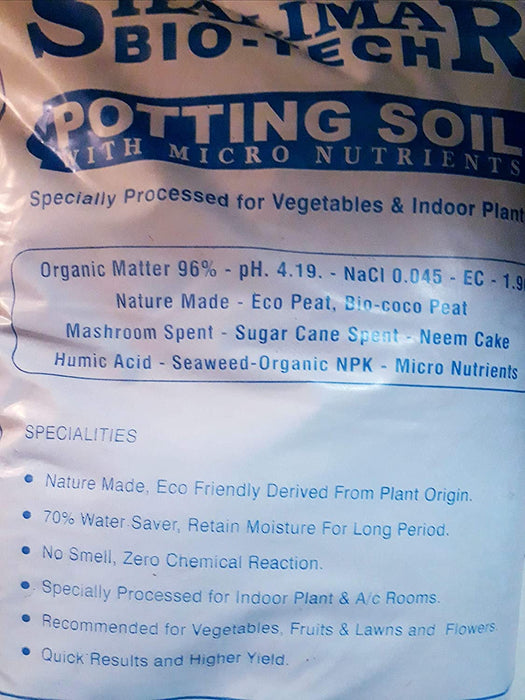 Bio tech potting soil with Micro Nutrients