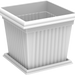 Cosmoplast Square Planter With-Tray Green Souq
