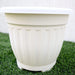 Outdoor Round Plastic Planter Greensouq