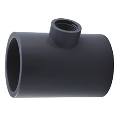 PVC Female Reducing Tee (1” x ½”-2” x ½”) Green Souq