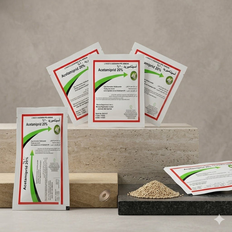 Agri Insecticide for Whitefly, Aphid, Thrips - Acetamiprid WG 20% - Greensouq - 