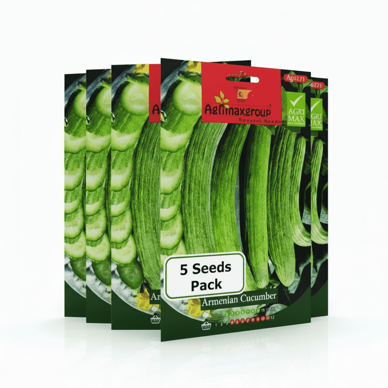 Agrimax Armenian Cucumber Seeds | UAE Garden Essentials! - Greensouq - 