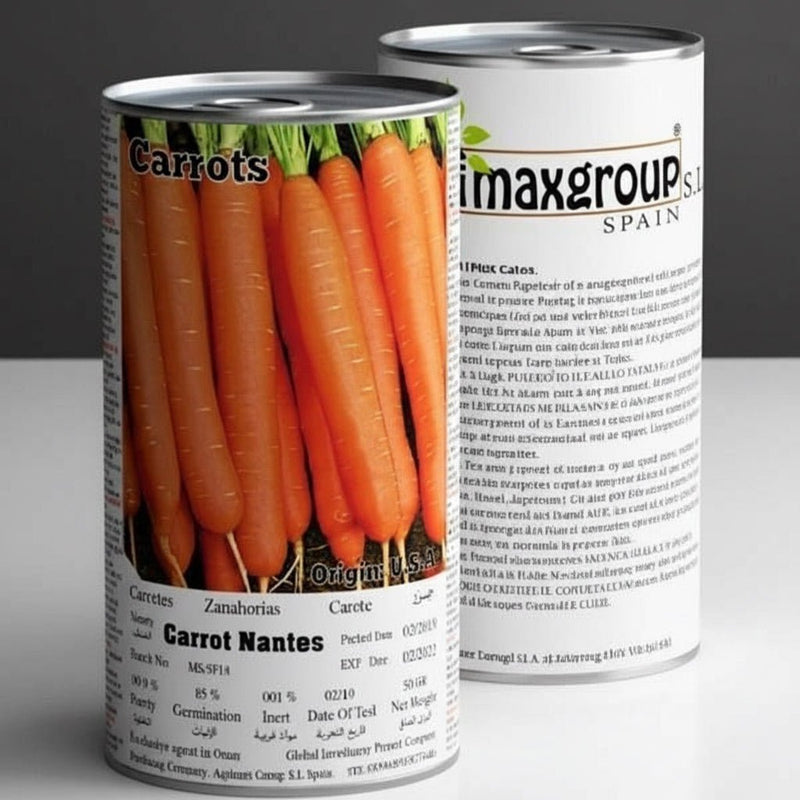 Agrimax Carrots Nantes Seeds Tin - Greensouq - 