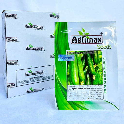 AgriMax Hybrid Cucumber Sultan F1 Seeds - Greensouq - 