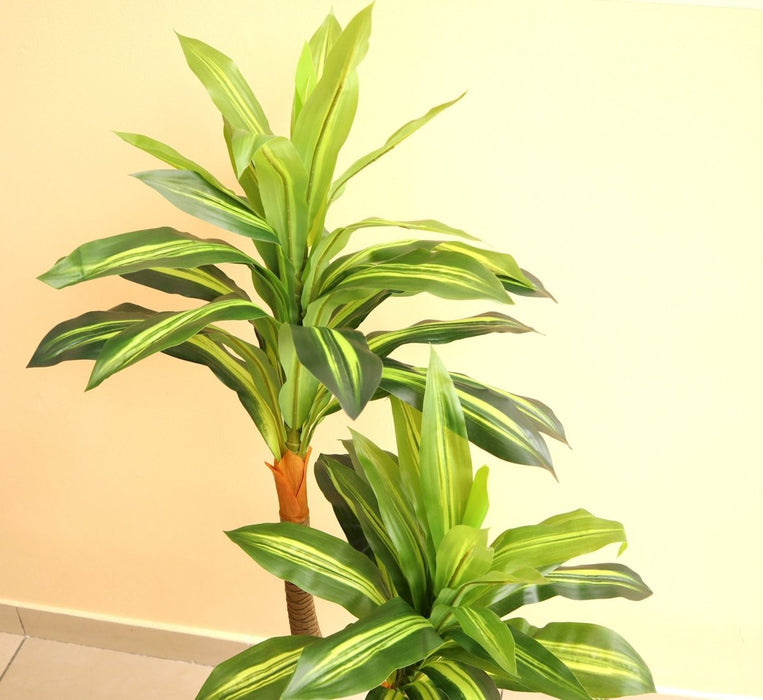 Artificial Dracaena fragrans “Massangeana” 120cm - Greensouq - 