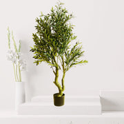 Artificial Olive Tree – 1.5 Meter Height | Realistic Fiber Plastic Trunk - Greensouq - 