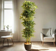 Artificial Schefflera arboricola "Gold Capella" 120cm - Greensouq - 