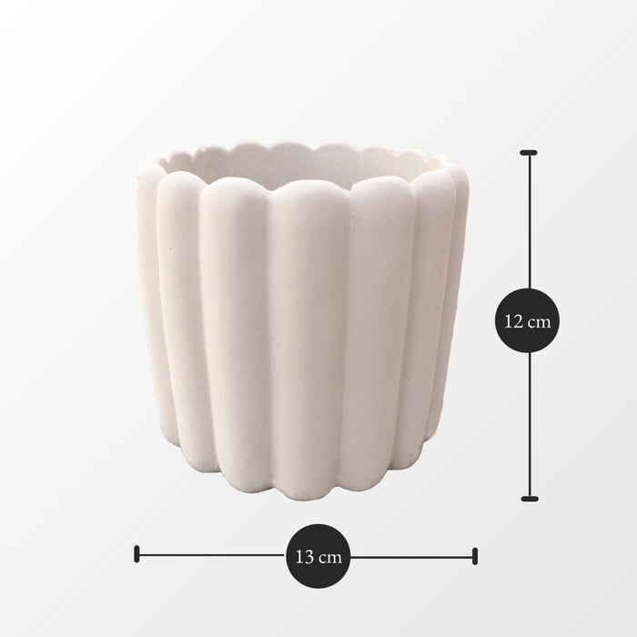 Babu Ribbed Small Pot - Greensouq - 